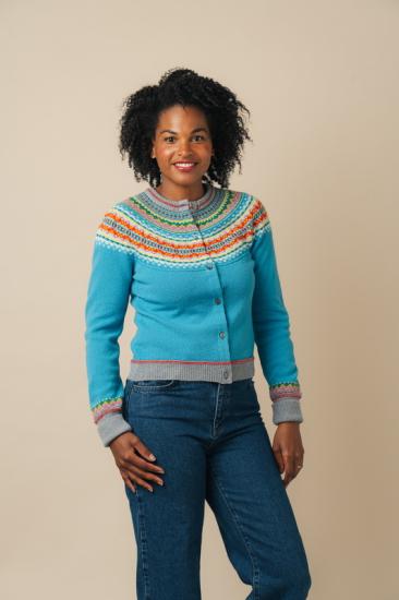 Cardigan Alpine Short Aquq von Eribé of Scotland